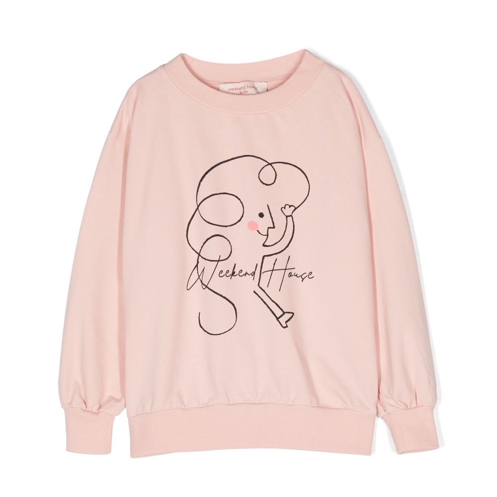 Weekend house pink sweatshirt